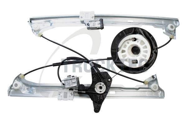 0253189 Trucktec Mecanismo de acionamento de vidro da porta dianteira esquerda